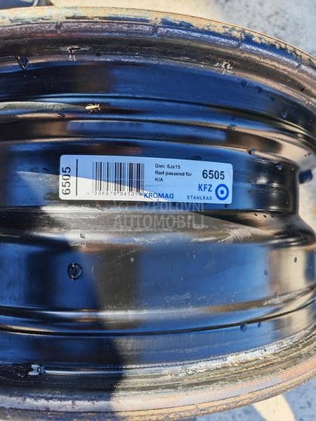 Čelične felne  15" 5 x 114.3