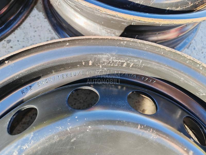 Čelične felne  15" 5 x 114.3