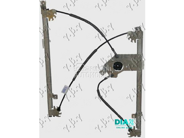 PODIZAC PREDNJEG PROZORA (BEZ za Renault Clio od 2009. do 2013. god.