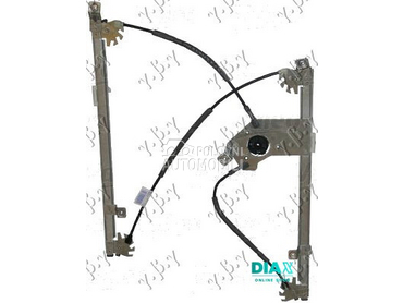 PODIZAC PREDNJEG PROZORA (BEZ za Renault Clio od 2009. do 2013. god.