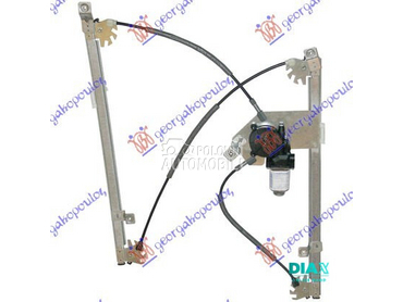 PODIZAC PREDNJEG PROZORA ELEKT za Renault Clio od 2009. do 2013. god.