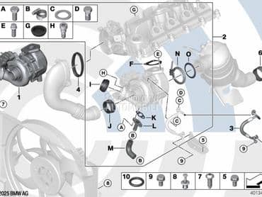 motor motoric turbine m47 za BMW 116, 118, 120 ... od 2004. do 2008. god.