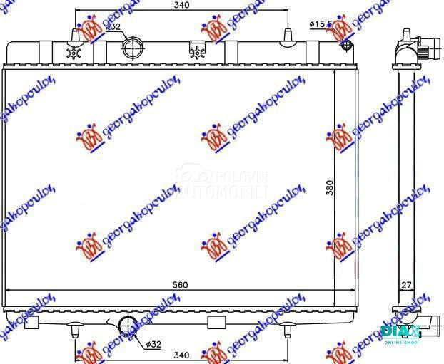 HLADNJAK MOTORA BENZIN/DIZEL (