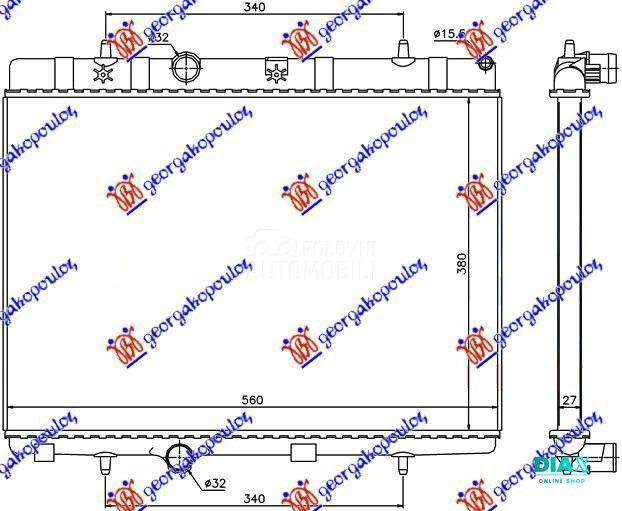 HLADNJAK MOTORA BENZIN/DIZEL (