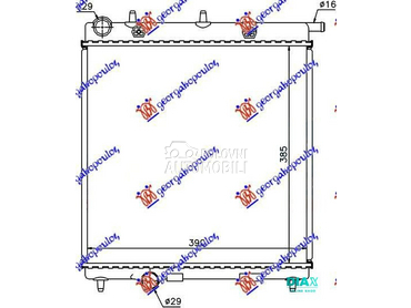 HLADNJAK MOTORA 1.4 DIZEL (38x za Peugeot 2008 od 2013. do 2016. god.