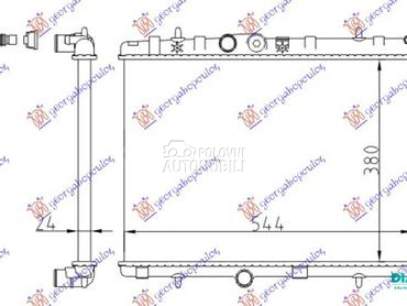 HLADNJAK MOTORA BENZIN/DIZEL ( za Citroen C3 od 2010. do 2013. god.