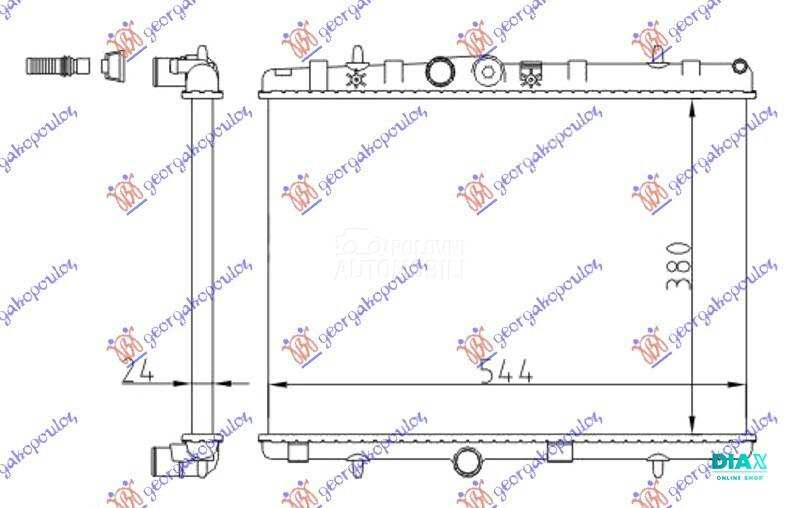 HLADNJAK MOTORA BENZIN/DIZEL (