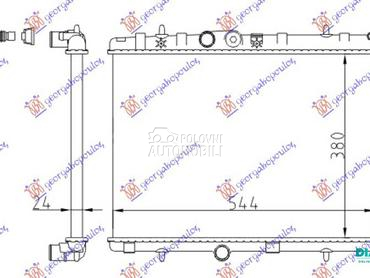HLADNJAK MOTORA BENZIN/DIZEL ( za Citroen DS3 od 2016. do 2025. god.