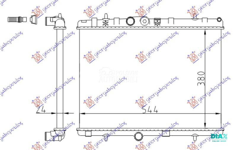 HLADNJAK MOTORA BENZIN/DIZEL (