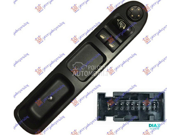 PREKIDAC U PREDNJIM VRATIMA (2 za Peugeot 207 od 2006. do 2014. god.