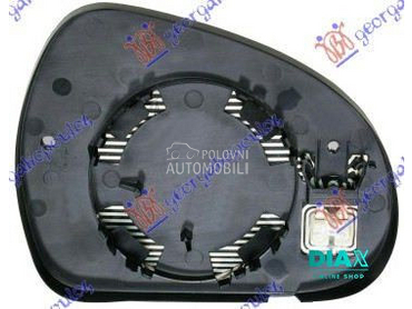 STAKLO RETROVIZORA SA GREJACEM za Peugeot 207 od 2006. do 2014. god.