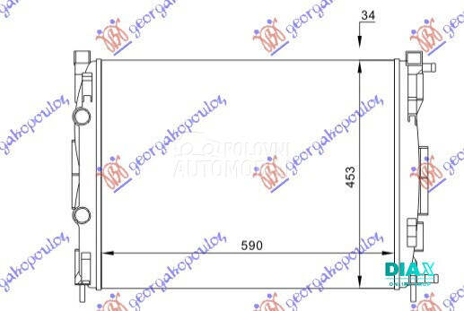 HLADNJAK MOTORA 1.6/2.0/1.5/1.