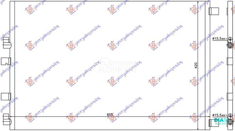 HLADNJAK KLIME 1.9 DCi (AUTO)