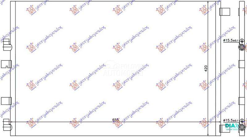 HLADNJAK KLIME 1.9 DCi (AUTO)