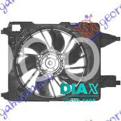 VENTILATOR KOMPLET (BENZIN/DIZ za Renault Megane od 2003. do 2006. god.