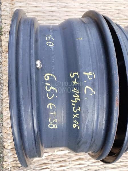Čelične felne CITROEN PEUGEOT 16" 5 x 114.3