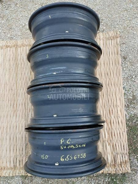 Čelične felne CITROEN PEUGEOT 16" 5 x 114.3