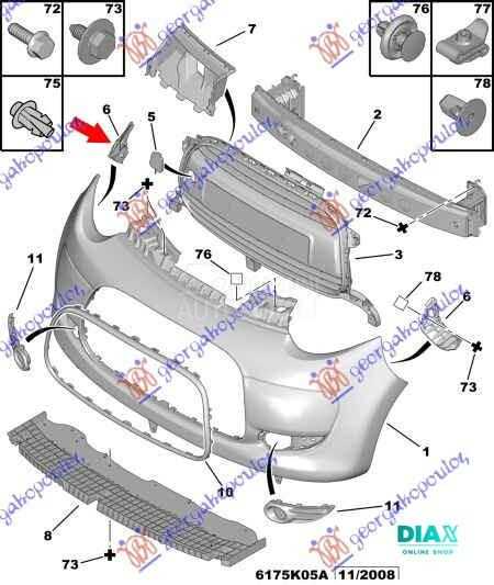 NOSAC PREDNJEG BRANIKA BOCNI P