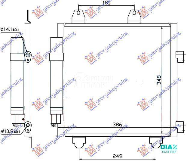 HLADNJAK KLIME 1.0 BENZIN - 1.