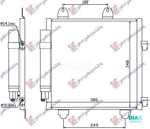 HLADNJAK KLIME 1.0 BENZIN - 1.