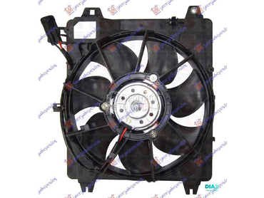 VENTILATOR KOMPLET (1.4 DIZEL) za Toyota Aygo od 2006. do 2012. god.