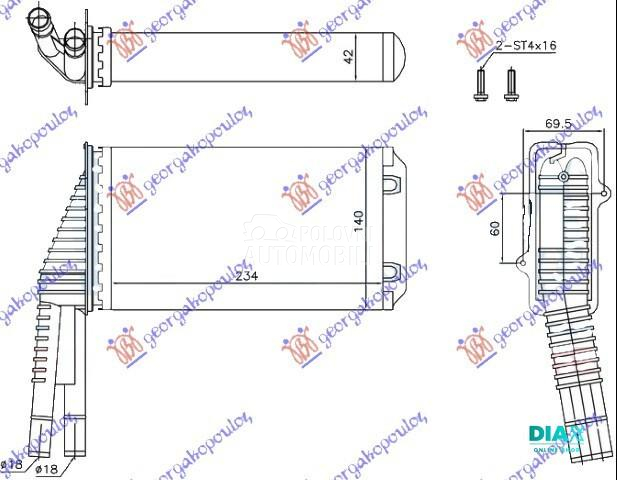 GREJAC KABINE (235x140x42)