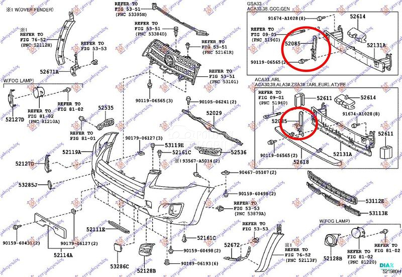 NOSAC PREDNJEG BRANIKA VERTIKA