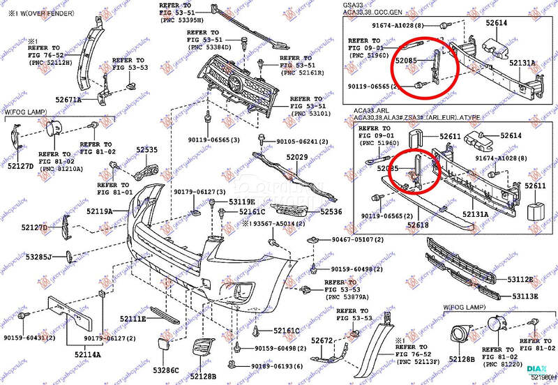NOSAC PREDNJEG BRANIKA VERTIKA