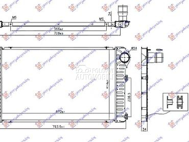 HLADNJAK INTERKULERA 2.2 D4D ( za Toyota RAV 4 od 2012. do 2016. god.
