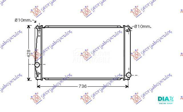 HLADNJAK MOTORA 2.0I 16V VVTI