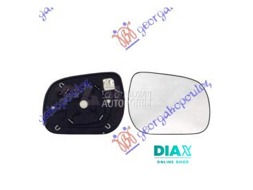 STAKLO RETROVIZORA SA GREJACEM za Toyota RAV 4 od 2005. do 2010. god.