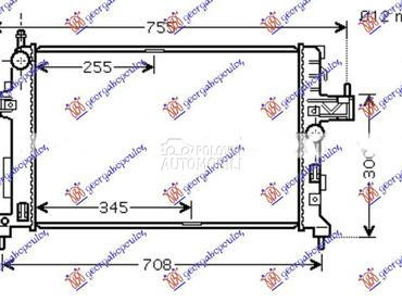 HLADNJAK MOTORA 1.3CDTi 1.7DTi za Opel Combo od 2000. do 2012. god.