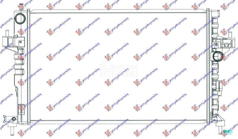 HLADNJAK MOTORA 1.7DI 1.7DTI (