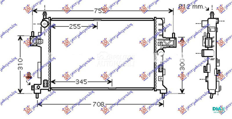 HLADNJAK MOTORA 1.3CDTi 1.7DTi