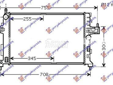 HLADNJAK MOTORA 1.3CDTi 1.7DTi za Opel Tigra od 2004. do 2009. god.