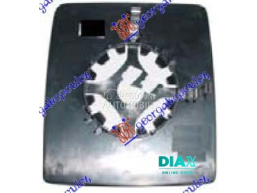 STAKLO RETROVIZORA (KONVEKSNO) za Opel Combo od 2000. do 2012. god.