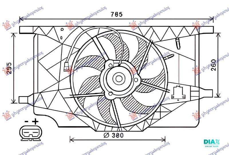 VENTILATOR KOMPLET 1.9/2.0/2.2