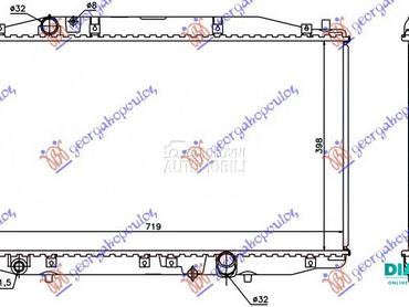 HLADNJAK MOTORA 2.2 CTDi (39.5 za Honda Accord od 2003. do 2008. god.