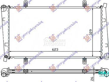 HLADNJAK MOTORA 1.9 TD (623x32 za Mitsubishi Carisma od 1996. do 2005. god.