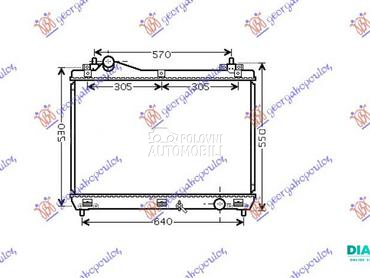 HLADNJAK MOTORA 1.6 VVTI (45x6 za Suzuki Grand Vitara od 2006. do 2015. god.