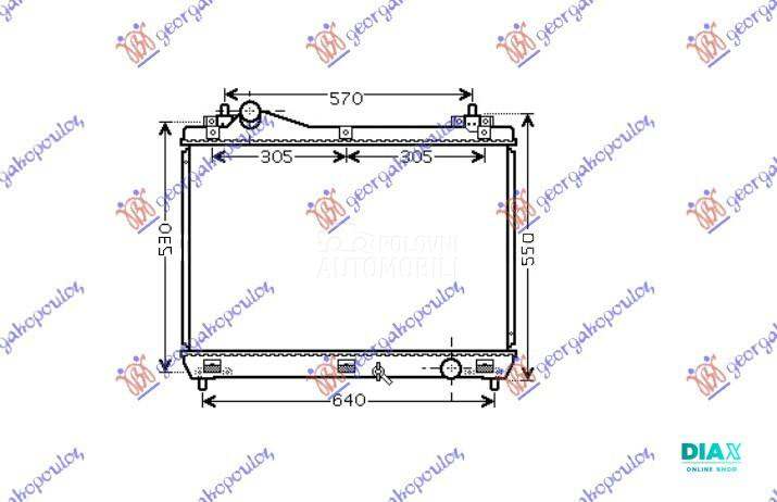HLADNJAK MOTORA 1.6 VVTI (45x6