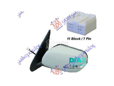 RETROVIZOR ELEKTRICNI SA GREJA za Suzuki Grand Vitara od 2006. do 2015. god.