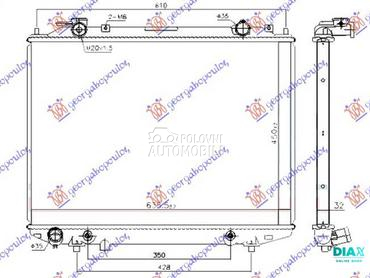 HLADNJAK MOTORA 2.5/3.0 TDCi D za Ford Ranger od 1999. do 2006. god.