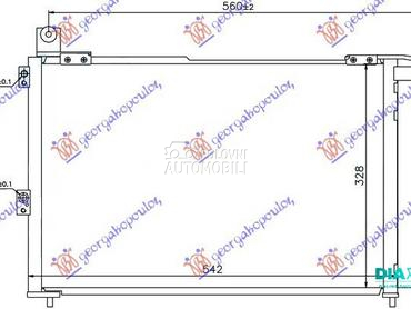 HLADNJAK KLIME 2.5/3.0 TDCi (5 za Ford Ranger od 2006. do 2009. god.