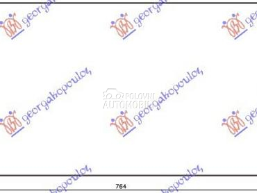 HLADNJAK KLIME BENZIN/DIZEL (7 za Ford Transit Connect od 2006. do 2013. god.