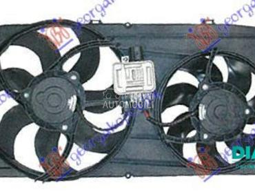 VENTILATOR (DUPLI) KOMPLET (2. za Ford Transit Connect od 2006. do 2013. god.