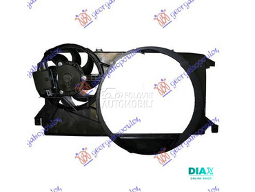 VENTILATOR (DUPLI) KOMPLET (2. za Ford Transit Connect od 2006. do 2013. god.