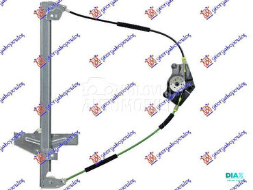 PODIZAC PREDNJEG PROZORA ELEKT za Peugeot 307 od 2001. do 2005. god.