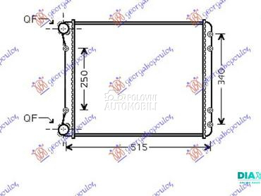 HLADNJAK MOTORA 1.2/1.4/1.6 16 za Audi A2 od 2000. do 2005. god.