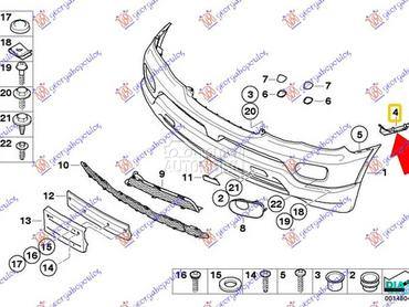 NOSAC PREDNJEG BRANIKA BOCNI 2 za BMW X5 od 2000. do 2007. god.